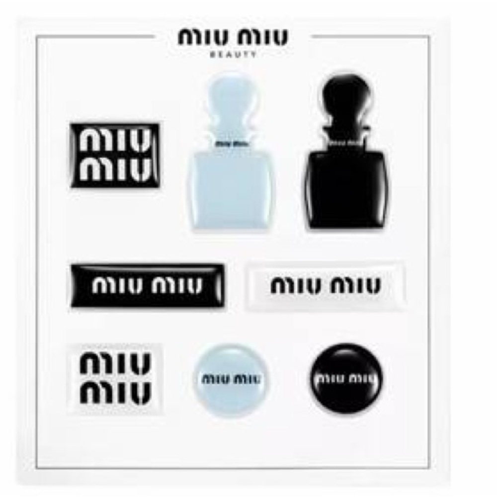 Miu Miu Beauty Fragrance Sticker Sheet